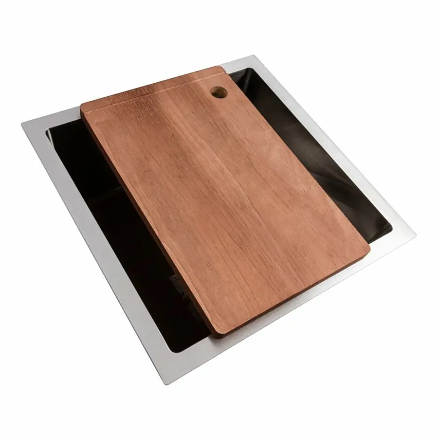 Кухонная мойка нержавейка СМ 44*44 VALESO Handmade (монтаж под столешницу)