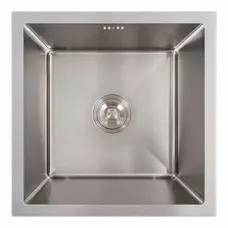 Кухонна мийка нержавійка СМ 44*44 VALESO Handmade (монтаж під стільницю)