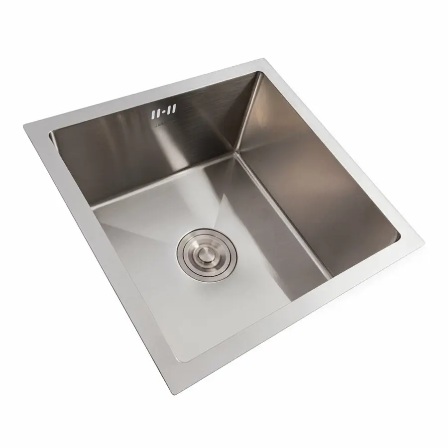 Кухонная мойка нержавейка СМ 44*44 VALESO Handmade (монтаж под столешницу)