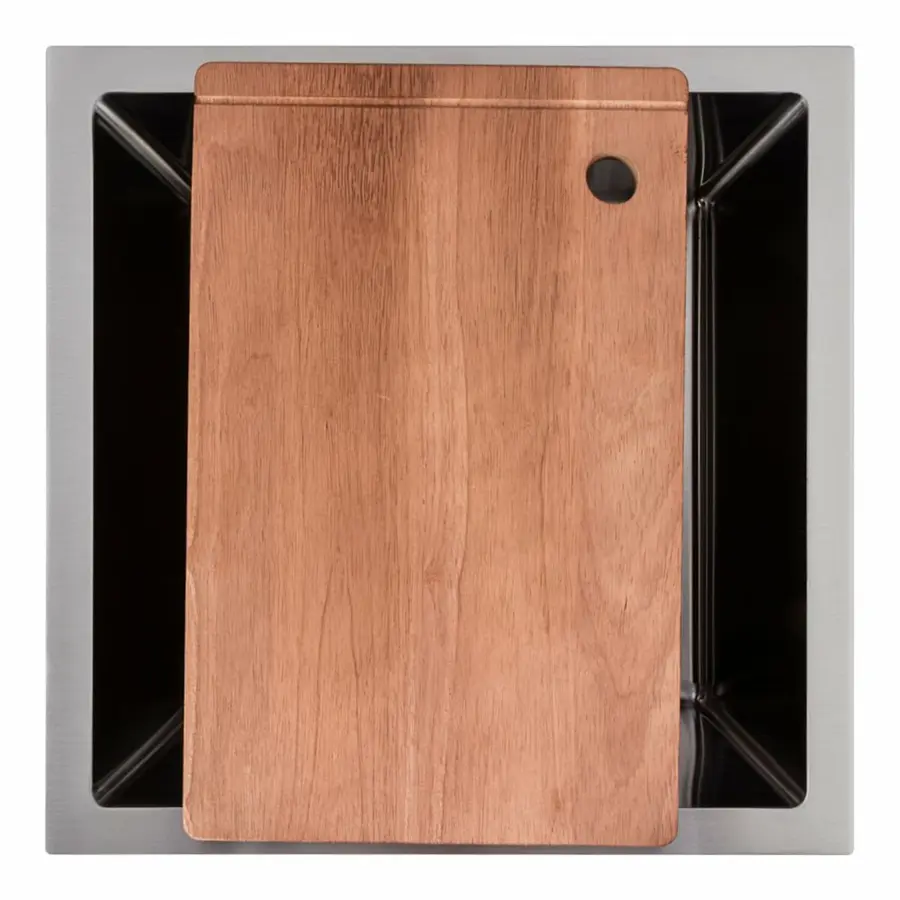 Кухонная мойка нержавейка СМ 44*44 VALESO Handmade (монтаж под столешницу)