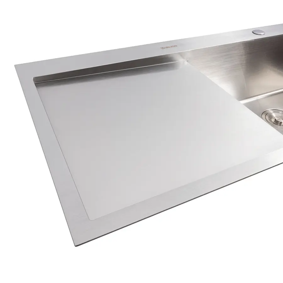 Кухонная мойка нержавейка CM 100*50 R VALESO Handmade (3.0/0.8)