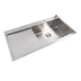 Кухонная мойка нержавейка CM 100*50 R VALESO Handmade (3.0/0.8)