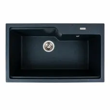 Гранитная мойка для кухни VALESO NIKA 7545 матовая Антрацит