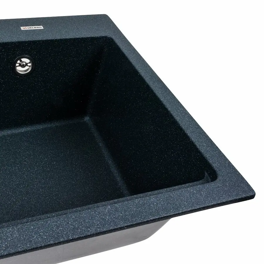 Гранітна мийка для кухні VALESO NIKA 7545 матова Антрацит