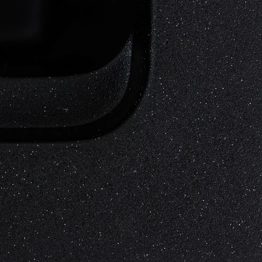 Гранитная мойка для кухни VALESO NIKA 7545 матовая Черный металлик