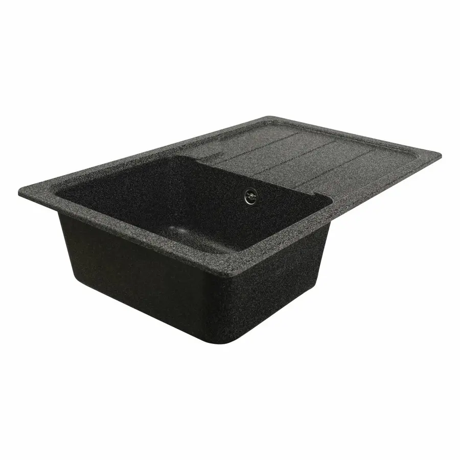 Гранітна мийка для кухні VALESO VERONA 7850 матова Графіт