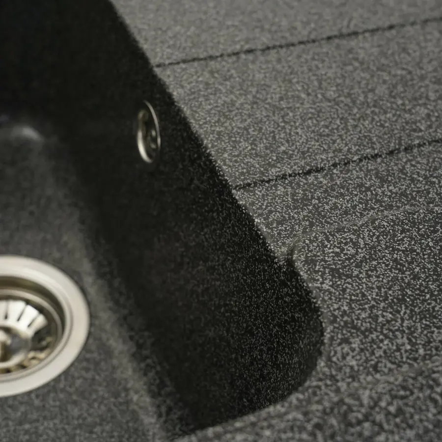 Гранітна мийка для кухні VALESO VERONA 7850 матова Графіт