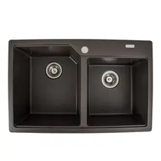 Гранитная мойка для кухни VALESO HARMONY 7850 матовая Темная Скала