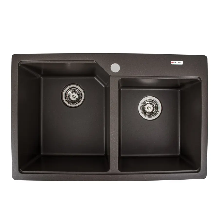 Гранитная мойка для кухни VALESO HARMONY 7850 матовая Темная Скала