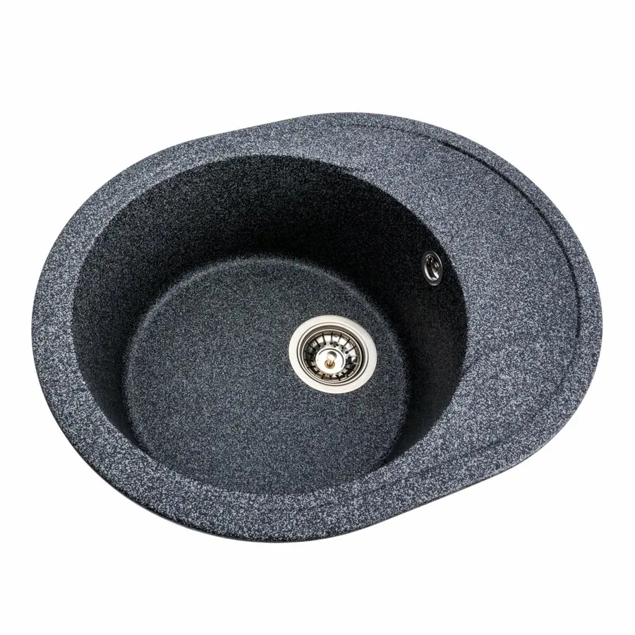 Гранитная мойка для кухни VALESO ONYX 5847 матовая Графит