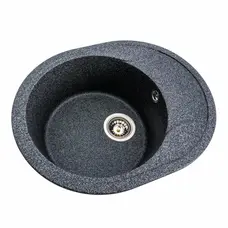 Гранитная мойка для кухни VALESO ONYX 5847 матовая Графит