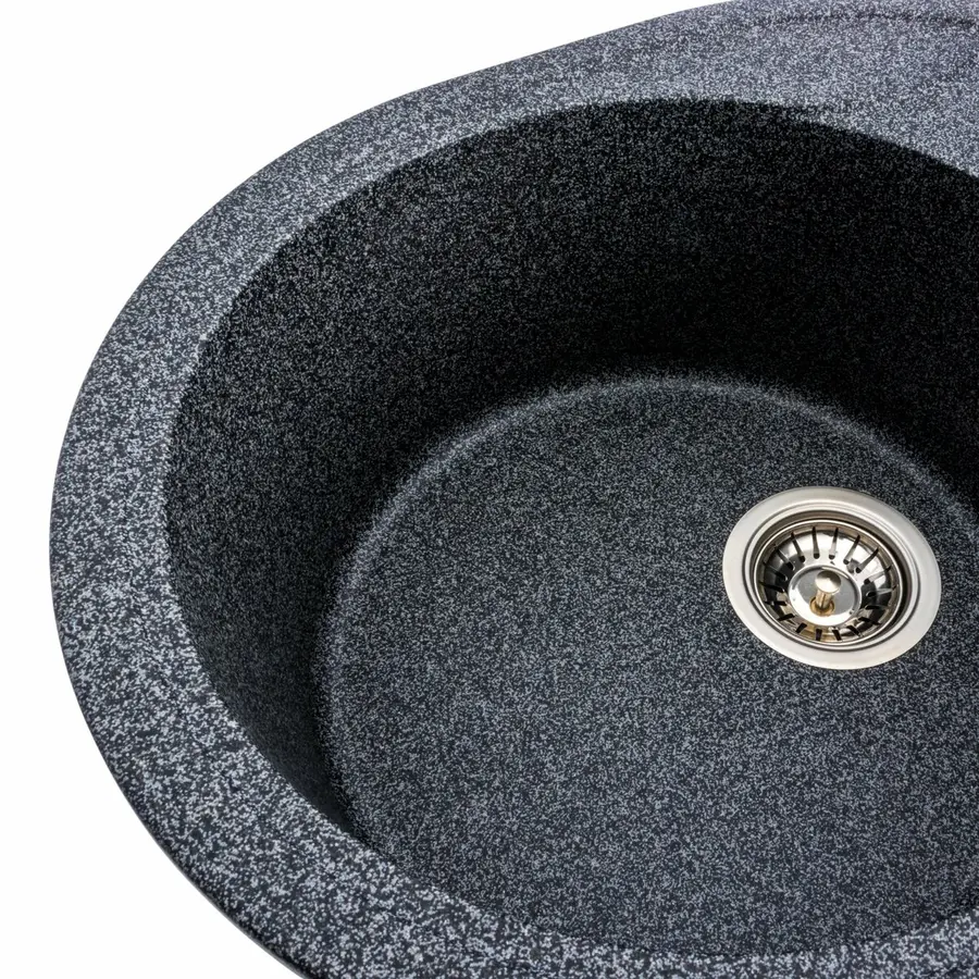 Гранитная мойка для кухни VALESO ONYX 5847 матовая Графит