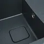 Гранітна мийка для кухні VALESO CUBE 7850 матова Антрацит