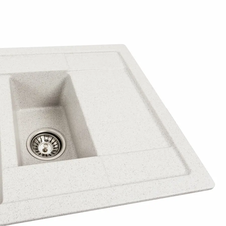 Гранитная мойка для кухни VALESO 7850W TOSKANA матовая Топаз