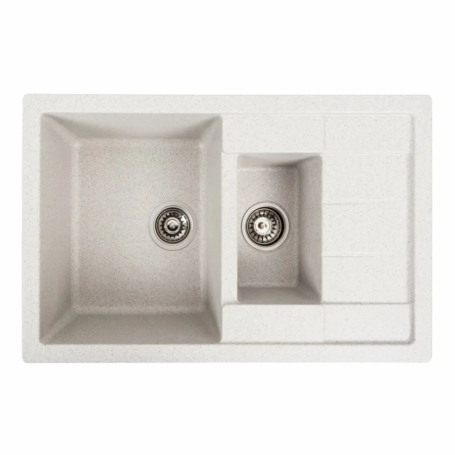 Гранитная мойка для кухни VALESO 7850W TOSKANA матовая Топаз