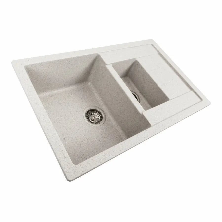 Гранитная мойка для кухни VALESO 7850W TOSKANA матовая Топаз