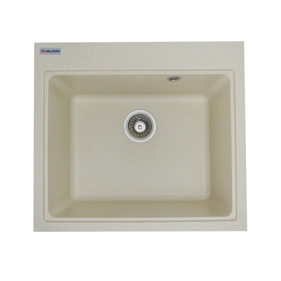 Гранітна мийка для кухні VALESO 5852 VESTA матова Пісок