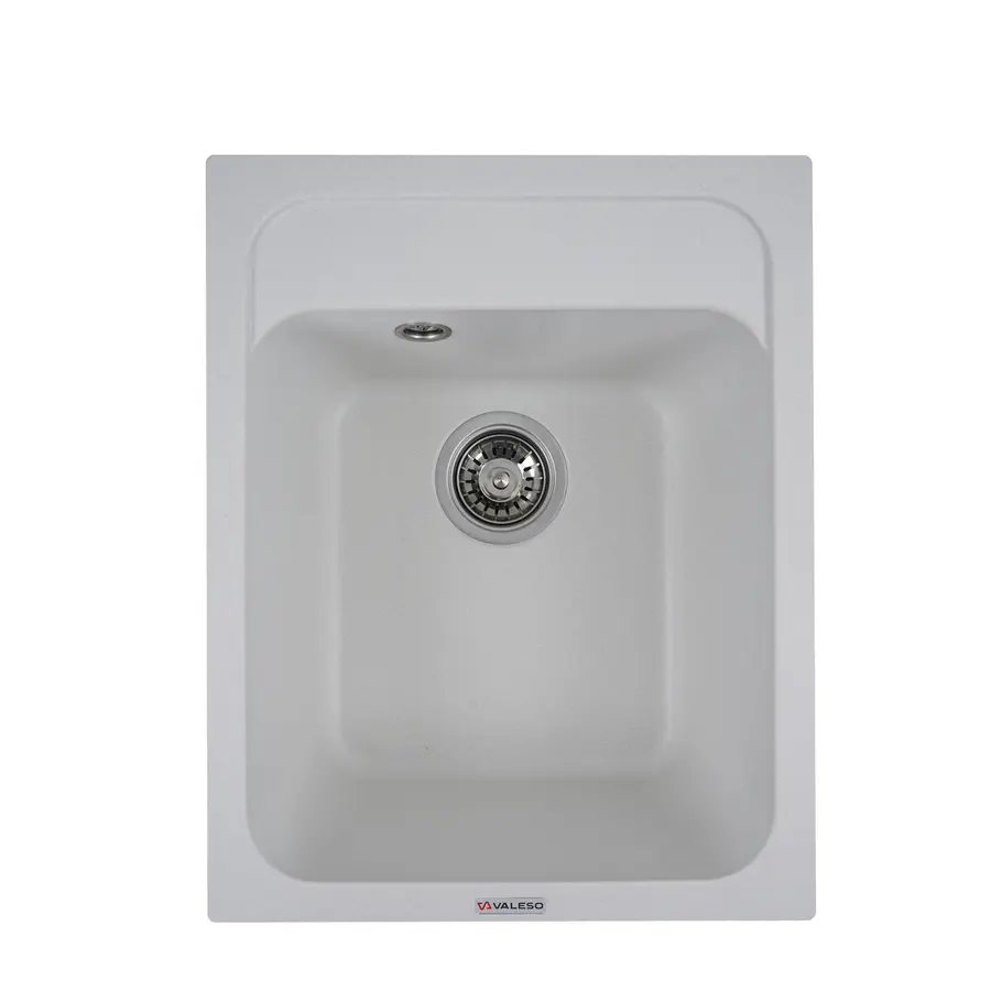 Гранитная мойка для кухни VALESO KORRADO 4050 матовая Белоснежная