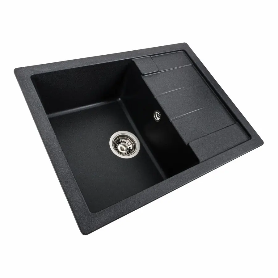 Гранитная мойка для кухни VALESO INTENSO 6550 матовая Карбон