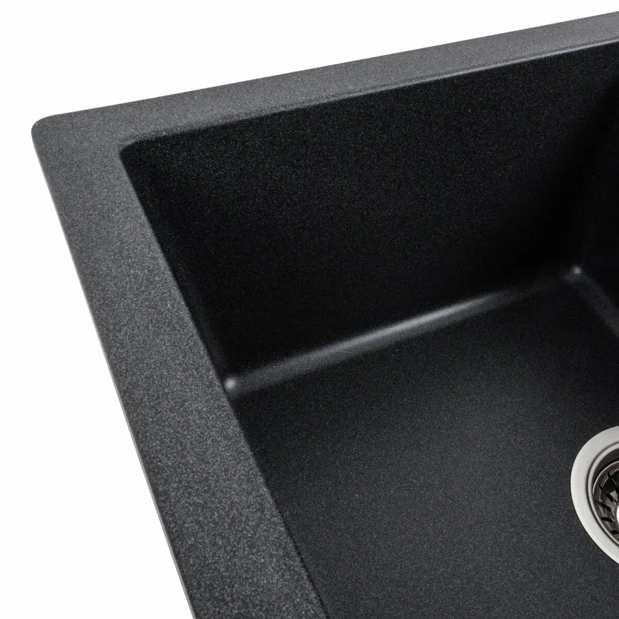 Гранитная мойка для кухни VALESO INTENSO 6550 матовая Карбон