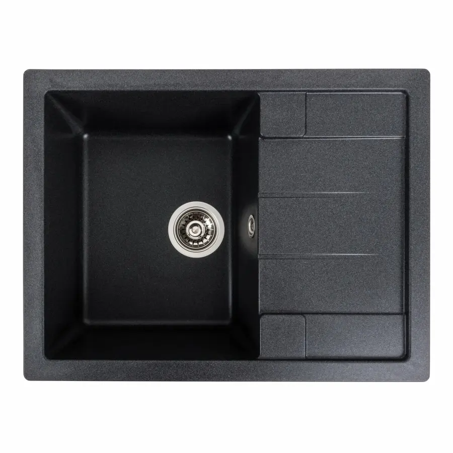 Гранитная мойка для кухни VALESO INTENSO 6550 матовая Карбон