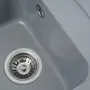 Гранітна мийка для кухні VALESO KORRADO 4050 матова Сірий металік