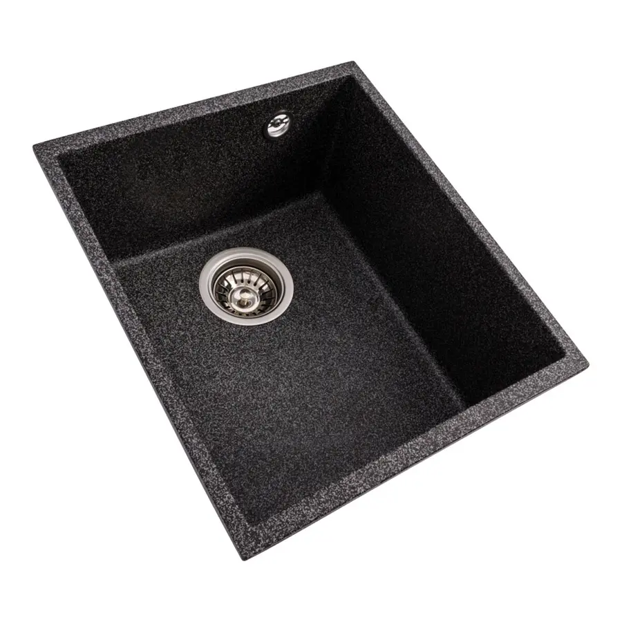 Гранитная мойка для кухни VALESO ROXY 3744 матовая Графит