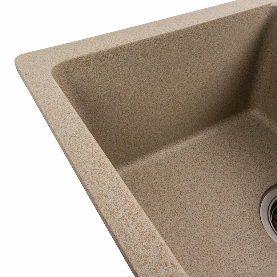 Гранітна мийка для кухні VALESO ZIRKONE 6250 матова Сафарі