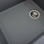 Гранитная мойка для кухни VALESO 7850 ROMA матовая Серый металлик