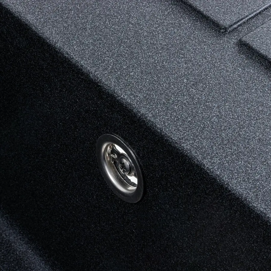 Гранітна мийка для кухні VALESO LOTOS 6550 матова Карбон