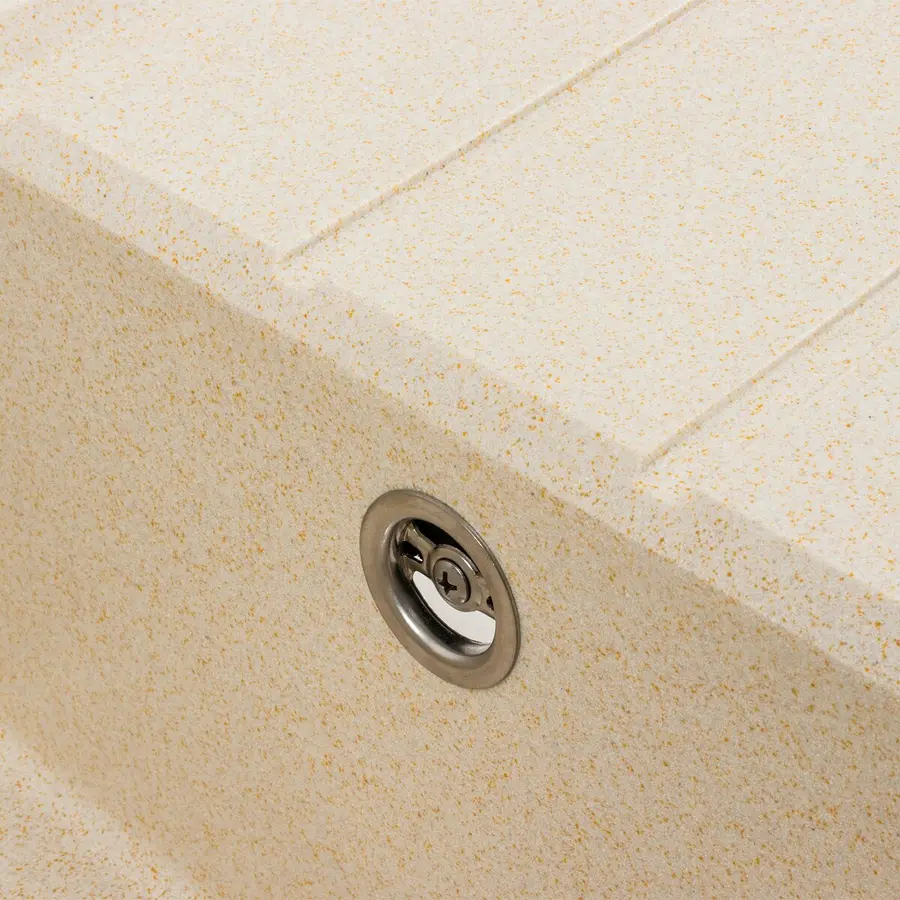 Гранітна мийка для кухні VALESO SOLID 7843 матова Пісок