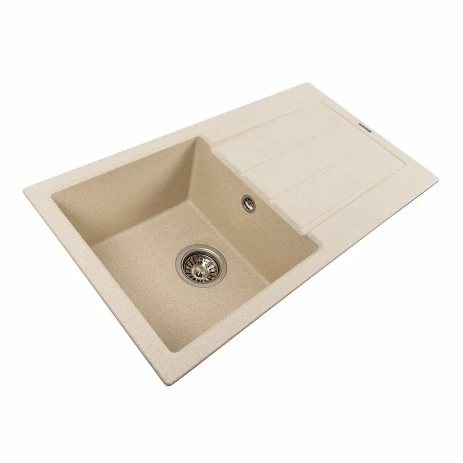 Гранітна мийка для кухні VALESO SOLID 7843 матова Пісок