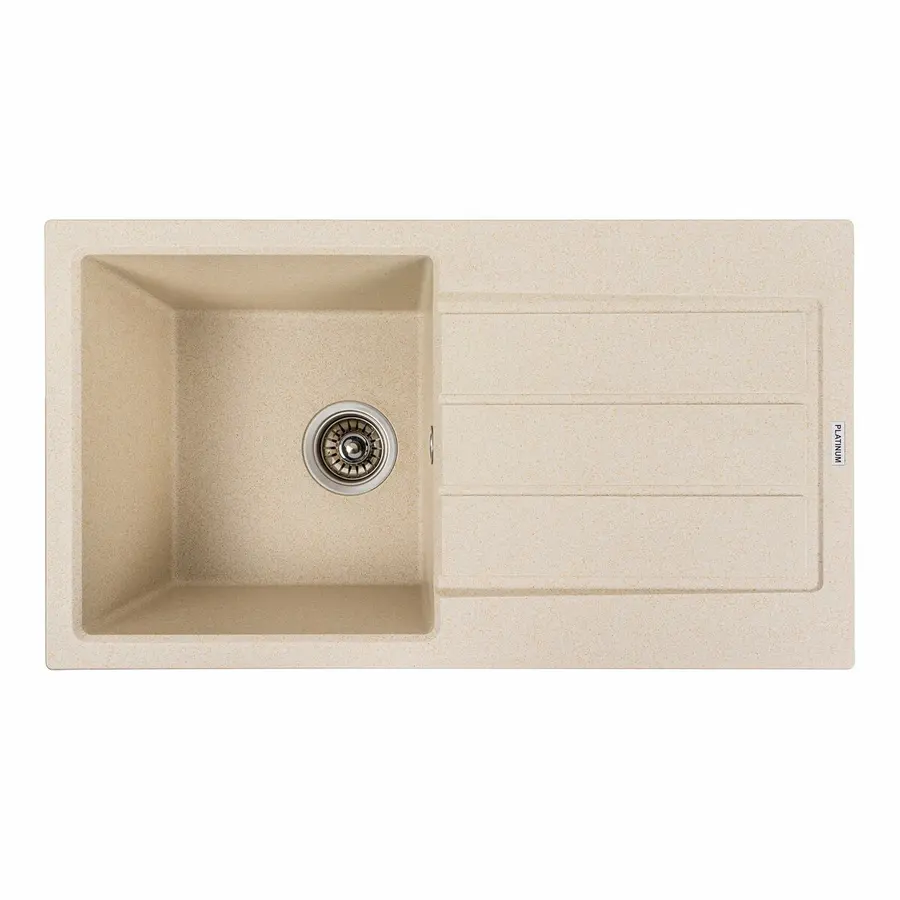 Гранітна мийка для кухні VALESO SOLID 7843 матова Пісок