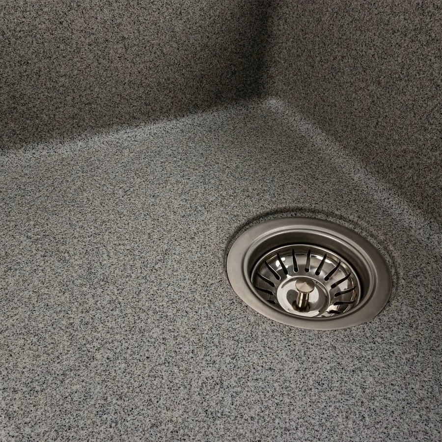 Гранітна мийка для кухні VALESO ZIRKONE 6250 матова Сірий
