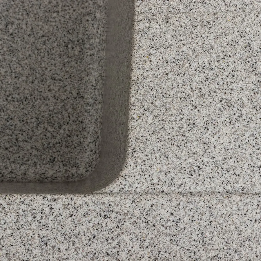 Гранітна мийка для кухні VALESO ZIRKONE 6250 матова Сірий