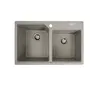 Гранітна мийка для кухні VALESO 7850 HARMONY матова Сіра