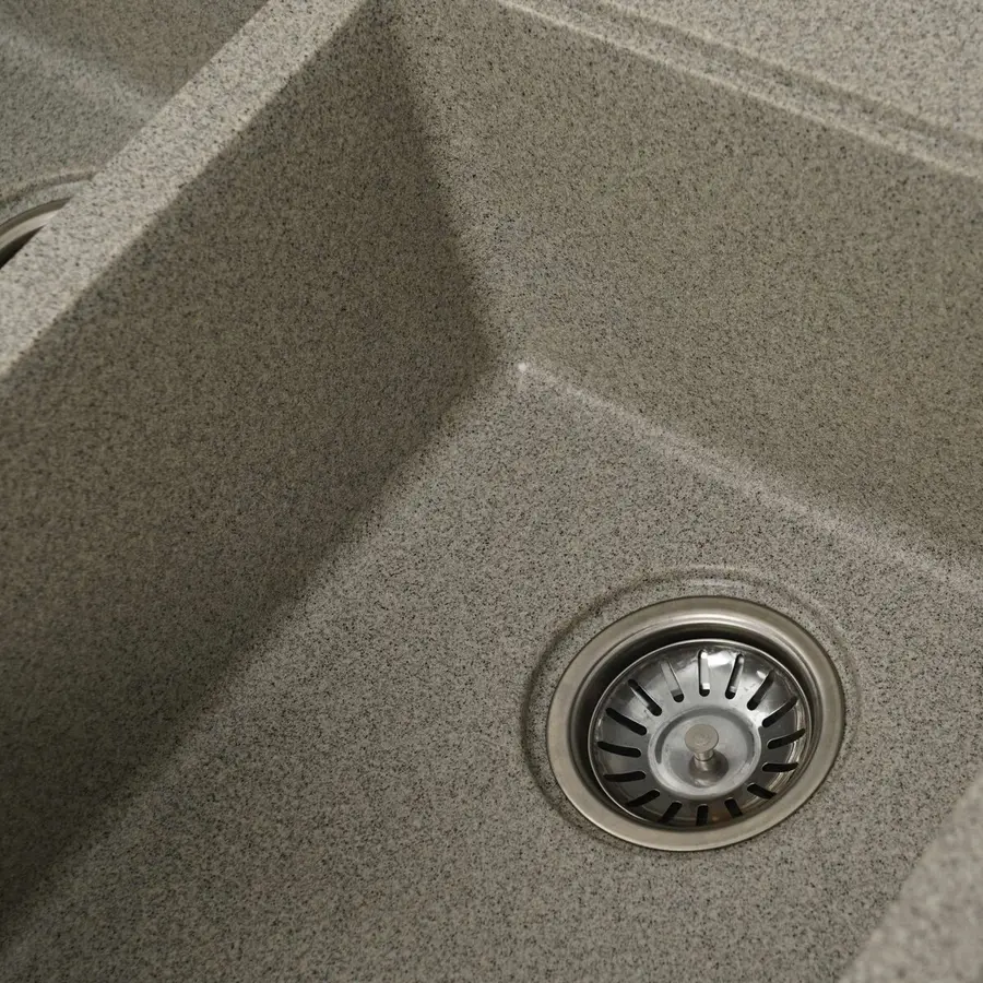 Гранітна мийка для кухні VALESO 7850 HARMONY матова Сіра