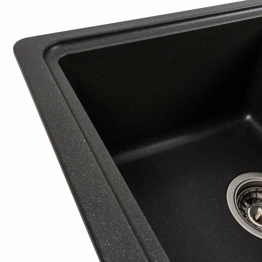 Гранітна мийка для кухні VALESO LIANA 6243 матова Моріон