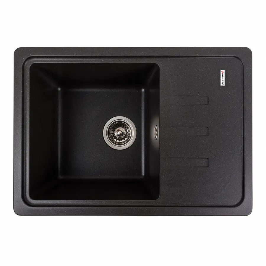 Гранітна мийка для кухні VALESO LIANA 6243 матова Моріон