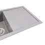 Гранитная мойка для кухни VALESO SOLID 7843 матовая Серый металлик