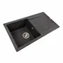 Гранітна мийка для кухні VALESO SOLID 7843 матова Графіт