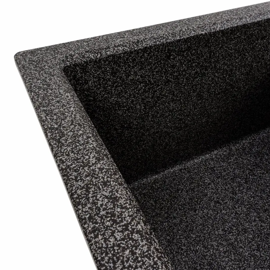 Гранітна мийка для кухні VALESO SOLID 7843 матова Графіт