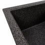 Гранітна мийка для кухні VALESO SOLID 7843 матова Графіт