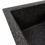 Гранітна мийка для кухні VALESO SOLID 7843 матова Графіт