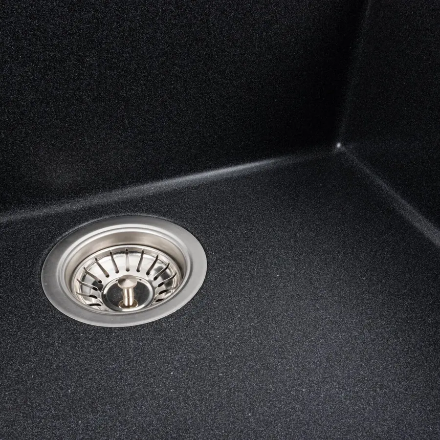 Гранитная мойка для кухни VALESO OASIS 5444 матовая Карбон