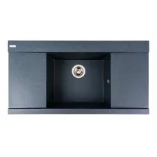Гранітна мийка для кухні VALESO ATLAS 9651 матова Антрацит