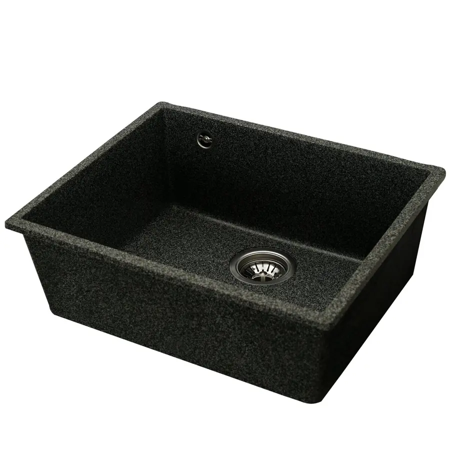 Гранітна мийка для кухні VALESO OASIS 5444 матова Графіт