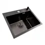 Кухонная мойка 50*40 PVD черная Valeso Handmade (3,0/0,8)