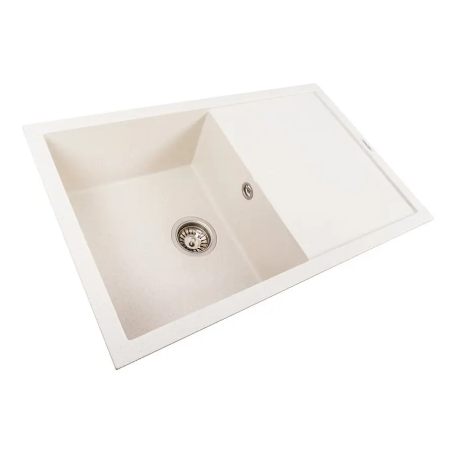 Гранітна мийка VALESO MAGNUM 7950 матова Біла в крапку