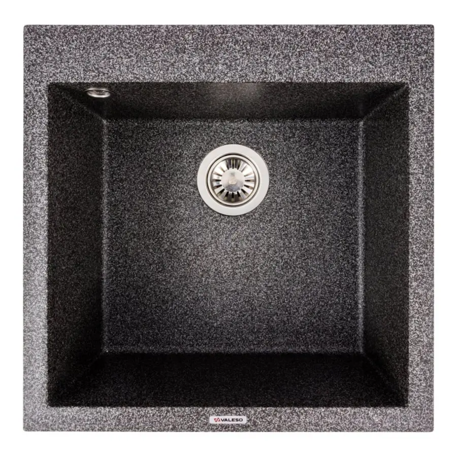 Гранитная мойка для кухни VALESO GALAX 5050 матовая Графит